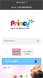 Mobile Screenshot of princybabycare.com